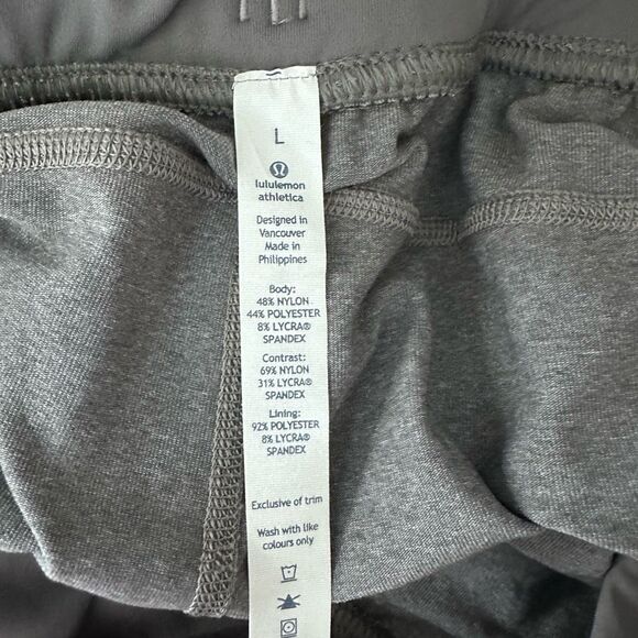 Lululemon Men's On The Mat Pull On Drawstring Active Pants Heathered Slate Gray - Picture 6 of 10